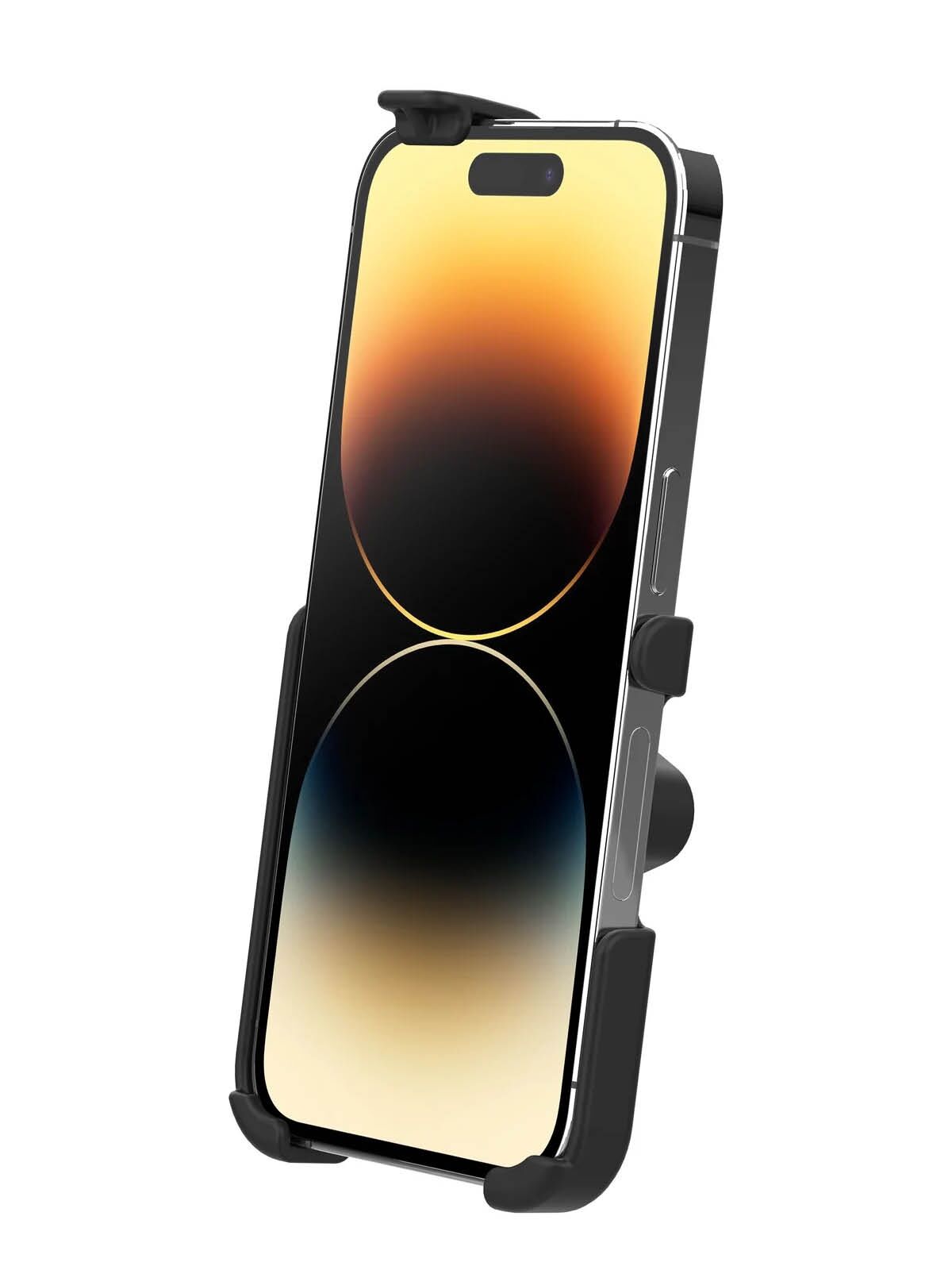 RAM Mounts EZ-Roll'r Form-Fit Halteschale für Apple iPhone 13, 13 Pro, 14, 14 Pro, 15 & 16 - Ohne Schutzhülle