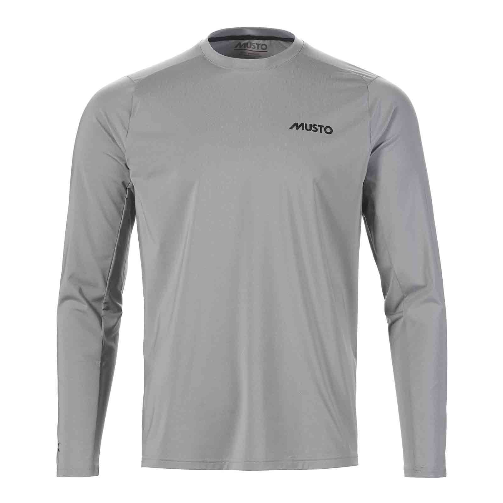 Musto LPX Cooling UV Active Long Sleeve Shirt - Grey Melange