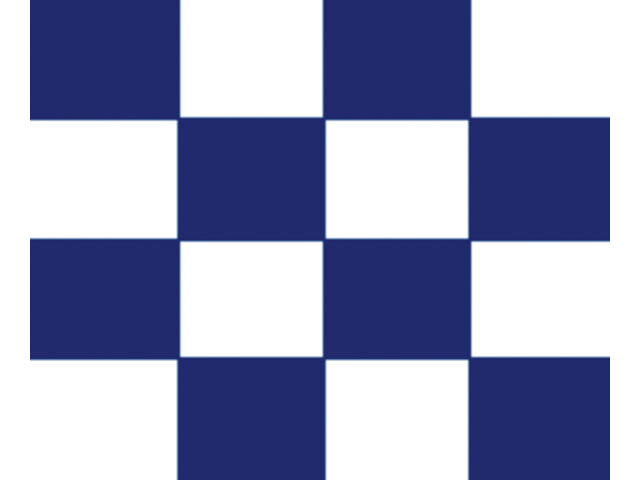 Talamex Buchstabenwimpel Abm. 30 x 36 cm Signalflagge N