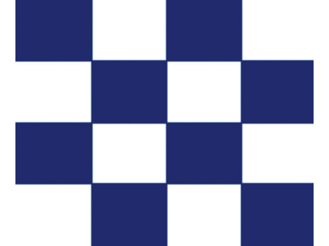 Talamex_Signalflagge_N Talamex Buchstabenwimpel Abm. 30 x 36 cm Signalflagge N