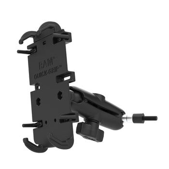 RAM Mounts Quick-Grip XL Universal-Halterung - B-Kugel (1 Zoll), M6 Gewinde, mittlerer Verbindungsarm