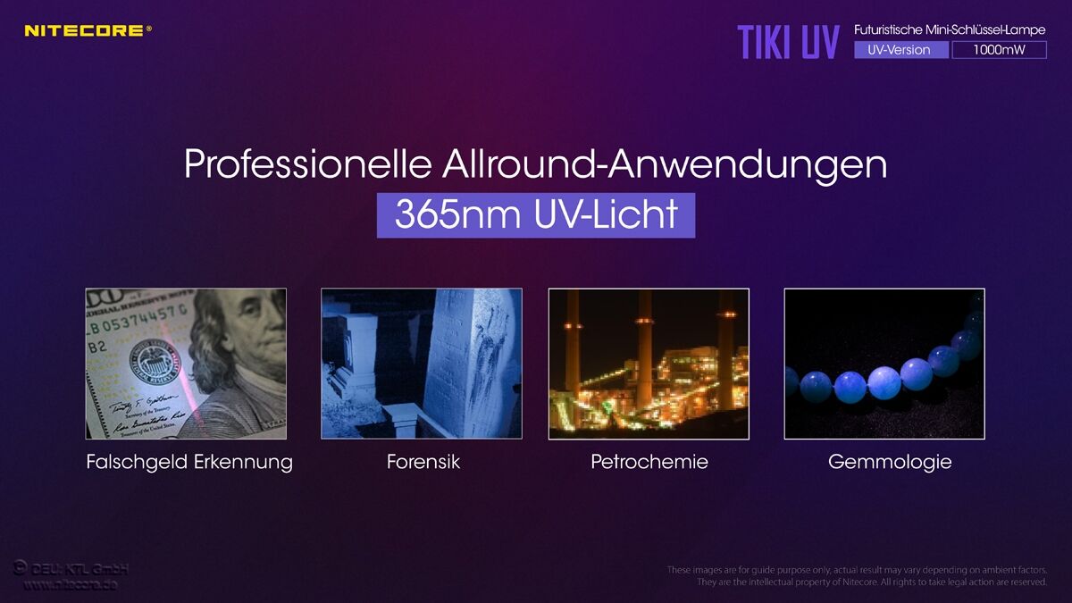 Nitecore TIKI UV - 1000mW