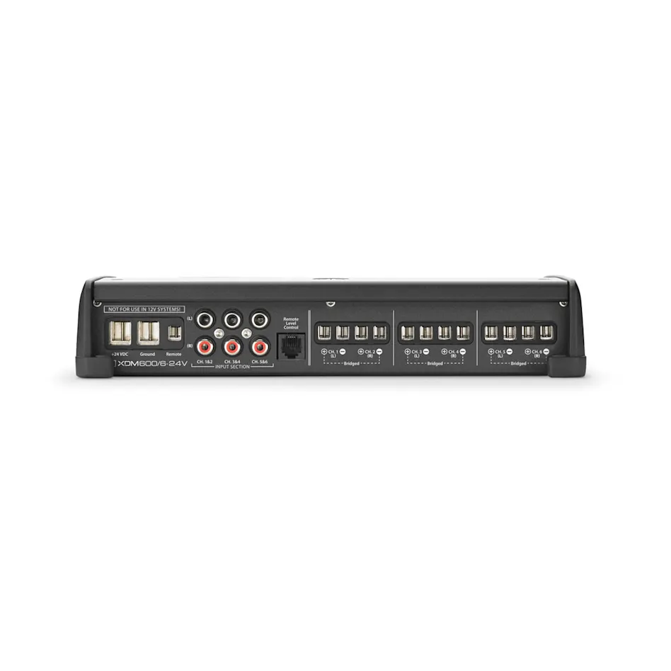 Garmin JL Audio XDM 6-Kanal-Fullrange-Auto- und Marineverstärker für 24-V-Systeme (600 W)