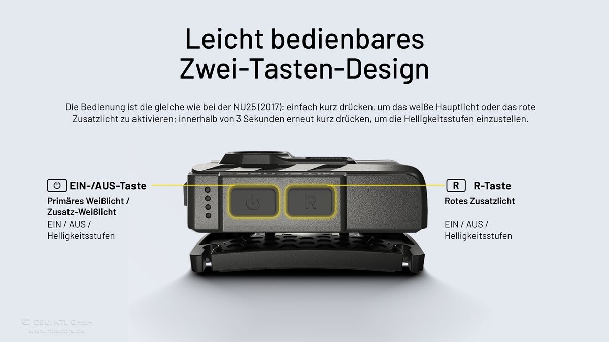 Nitecore NU20 Classic - 360 Lumen
