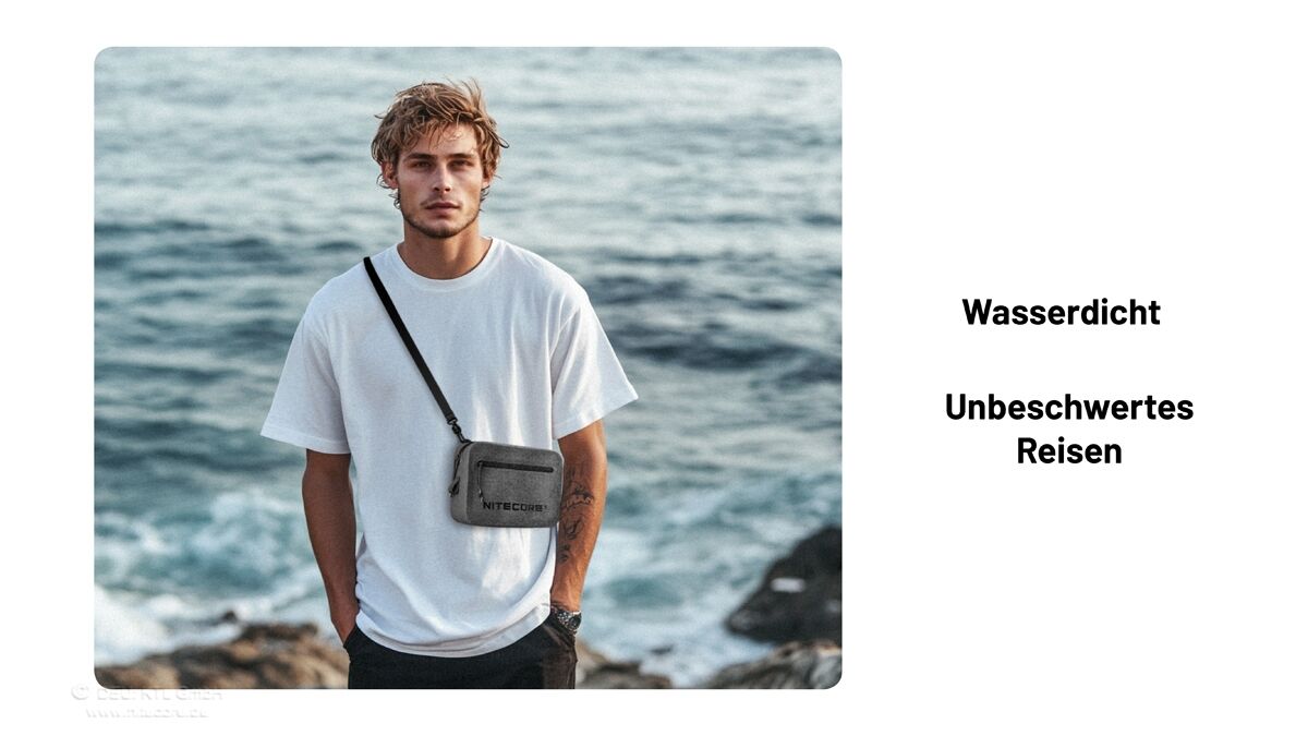 Nitecore NPP02 - wasserdichte Crossbody Bag