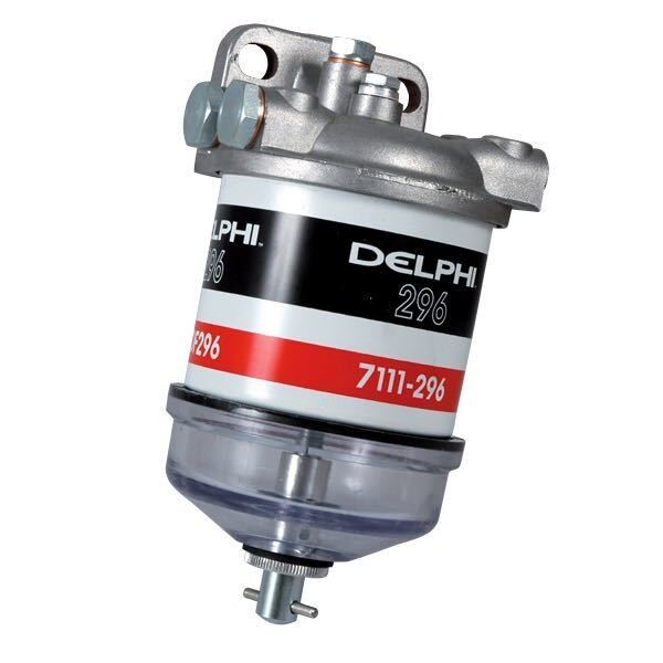 Delphi 296 Kraftstofffilter mit Wasser Abscheider Glas