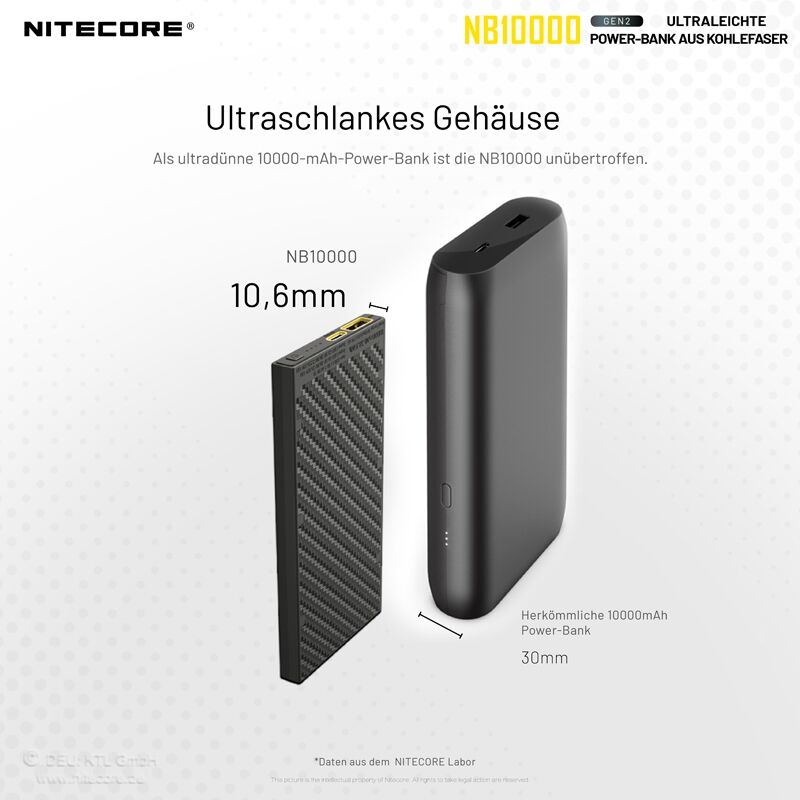 Nitecore Powerbank NB10000 GEN2 - 10000mAh