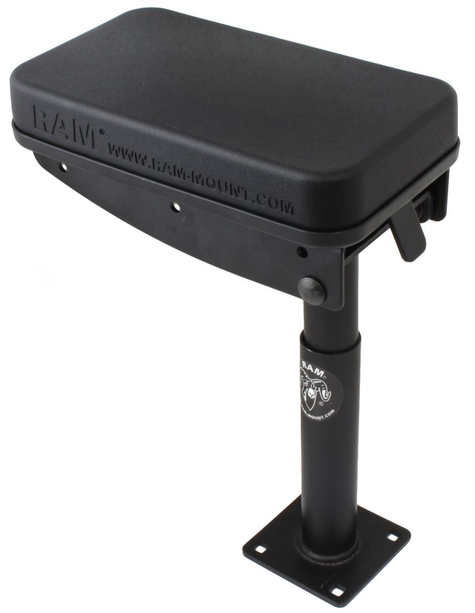 RAM Mounts Teleskop-Armlehne für Tough-Box mit Basis - Aufnahmerohr ca. 175 mm