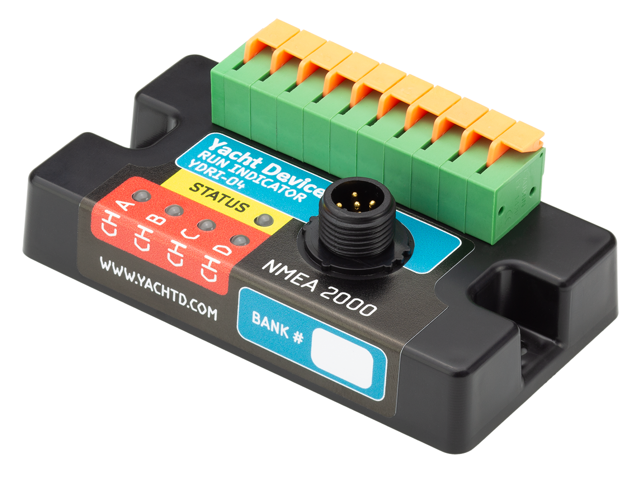 YDRI_Front_White_1280x960 Yacht Devices Run Indicator YDRI-04