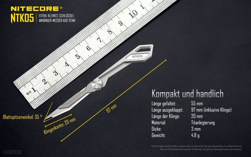 Nitecore Titan Knife NTK05