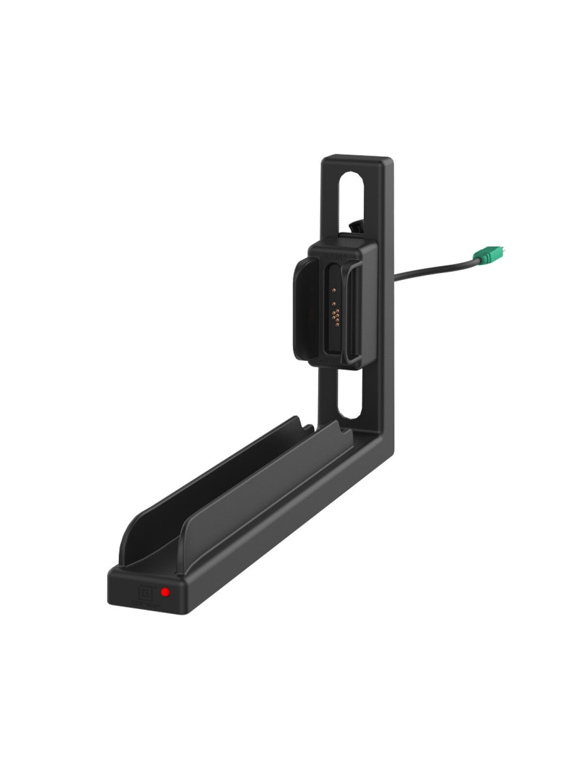 RAM Mounts GDS-Ladestation (L-Form) zum Festschrauben - für Next Generation IntelliSkin Lade-/Schutzhüllen