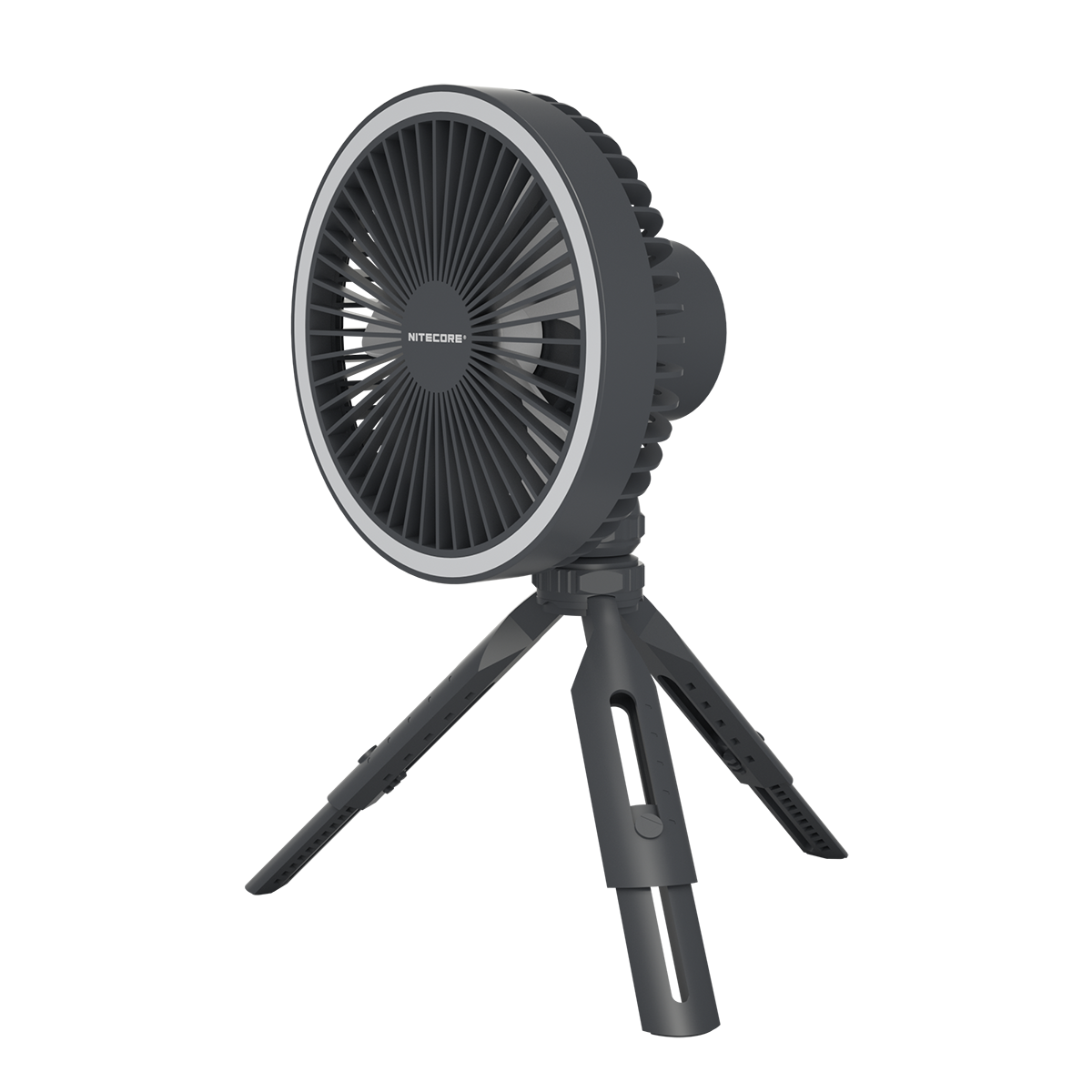 Nitecore Ventilator, mit Licht und Powerbank, grau