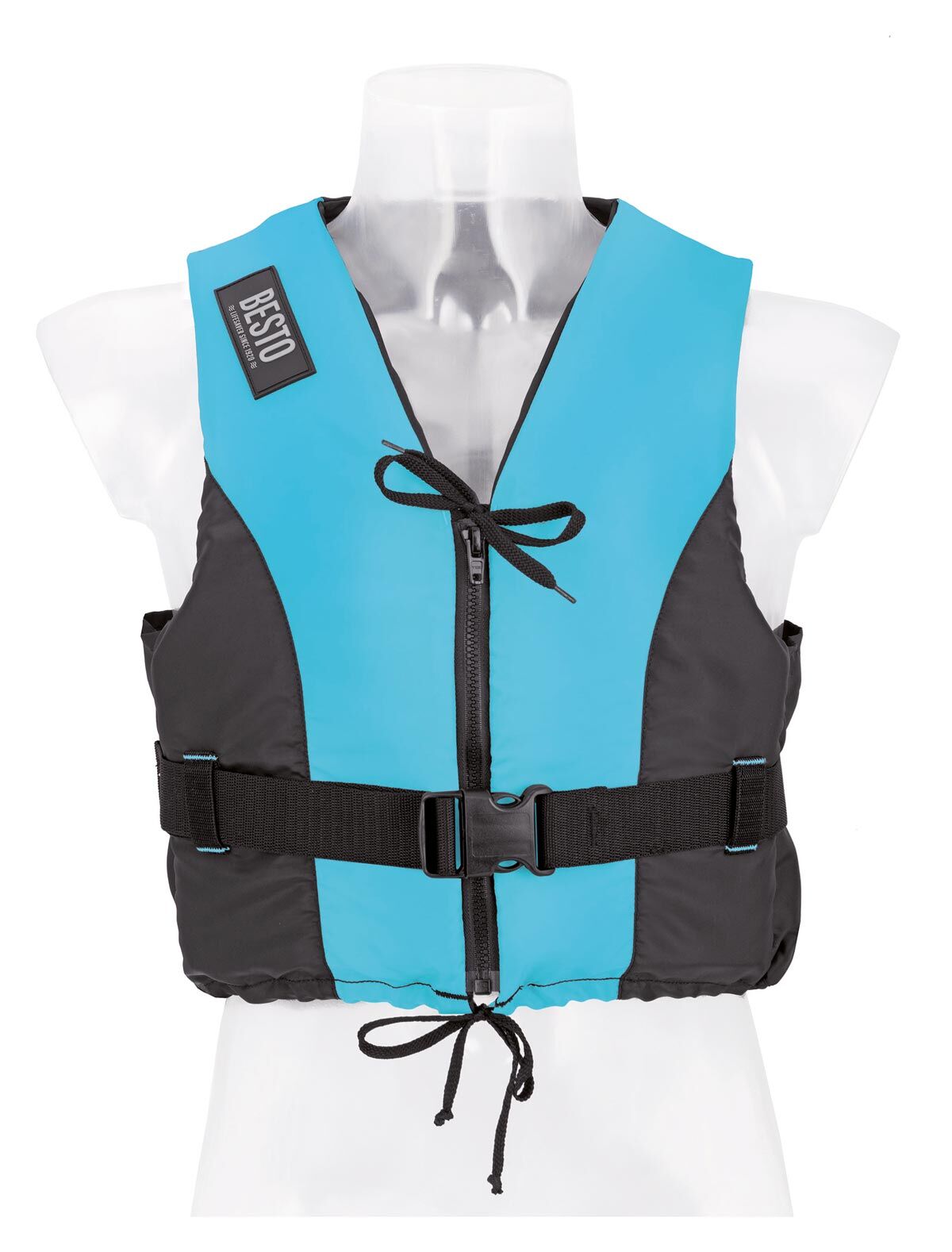 Besto_Dinghy_Zipper_Aqua_50N Besto Dinghy Zipper 50N Aqua/schwarz (versch. Größen)