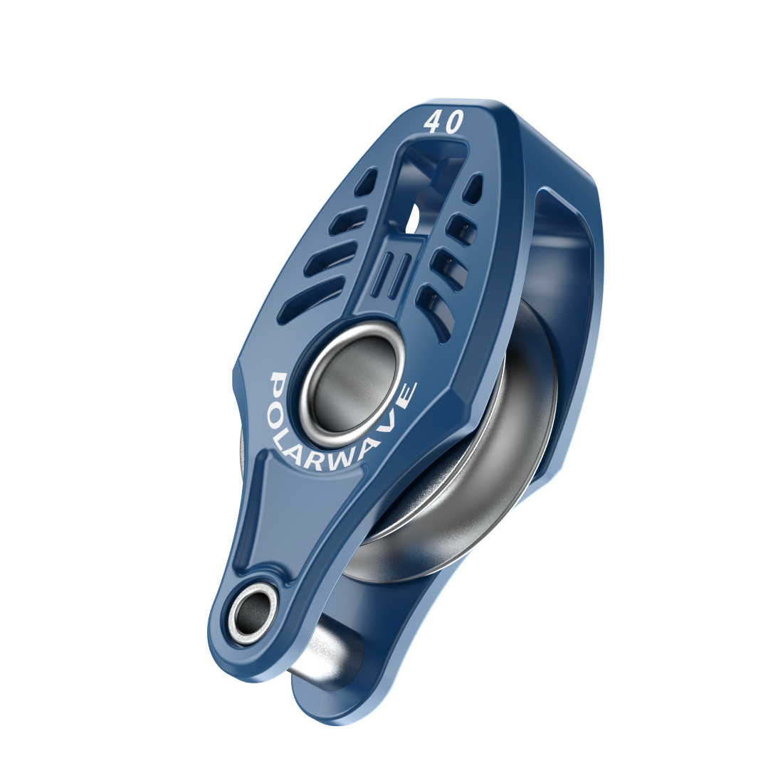Polarwave 40mm Hi-Load Schwerlastblock mit Hundsfott (blau)