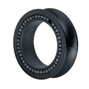 Harken SHV ASSY-57 mm DEL W/BALLS Seilrolle mit integrierten Kugellagern in schwarzer Ausführung.