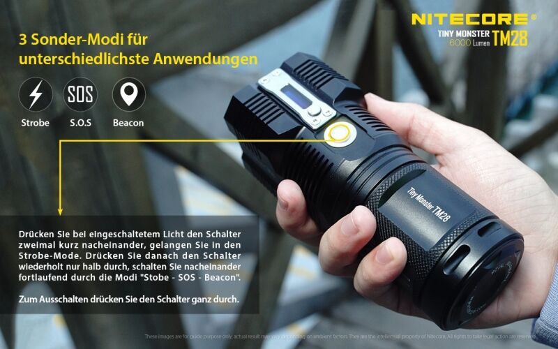 Nitecore TM28 - 6000 Lumen