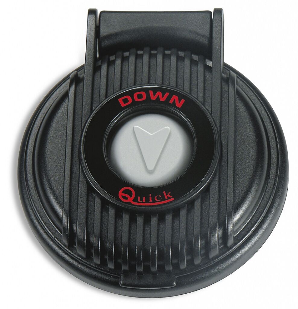Quick Deckfußschalter Typ 900 schwarz "Down"
