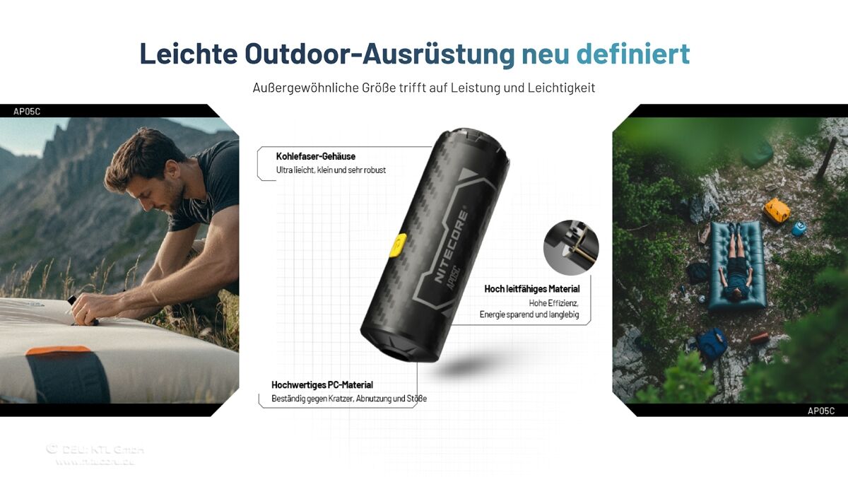 Nitecore AP05C - Minipumpe