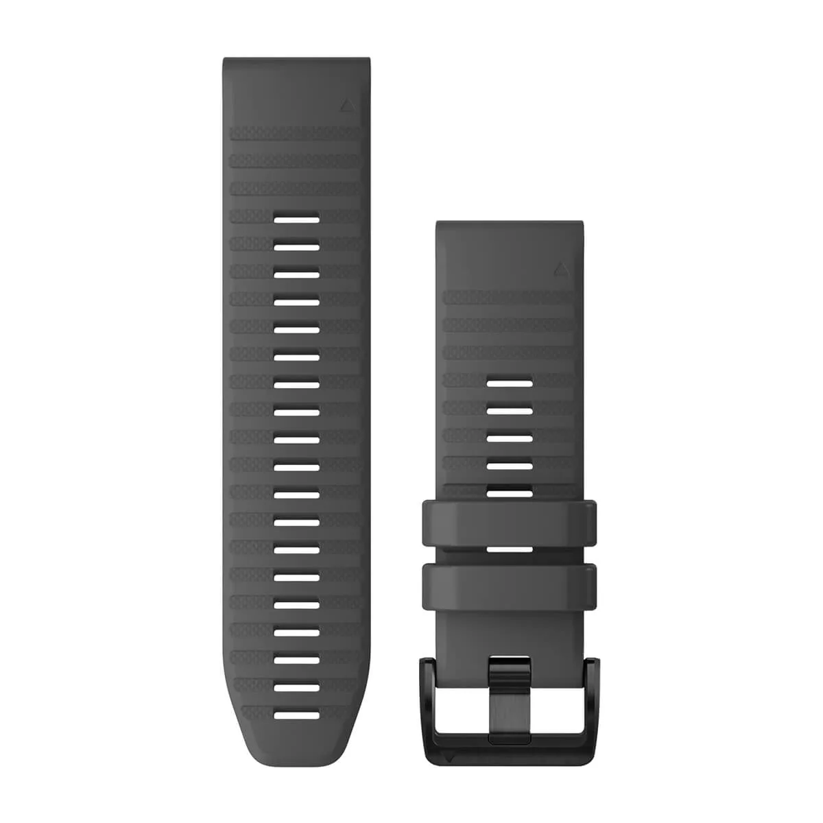 Garmin QuickFit®-Armband Silikon (26 mm) Schiefergrau, Teile in Schwarz