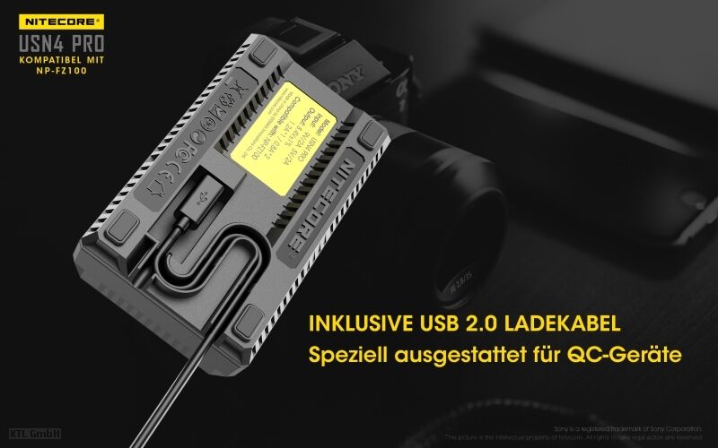 Nitecore USN4 PRO - für Sony Cameras