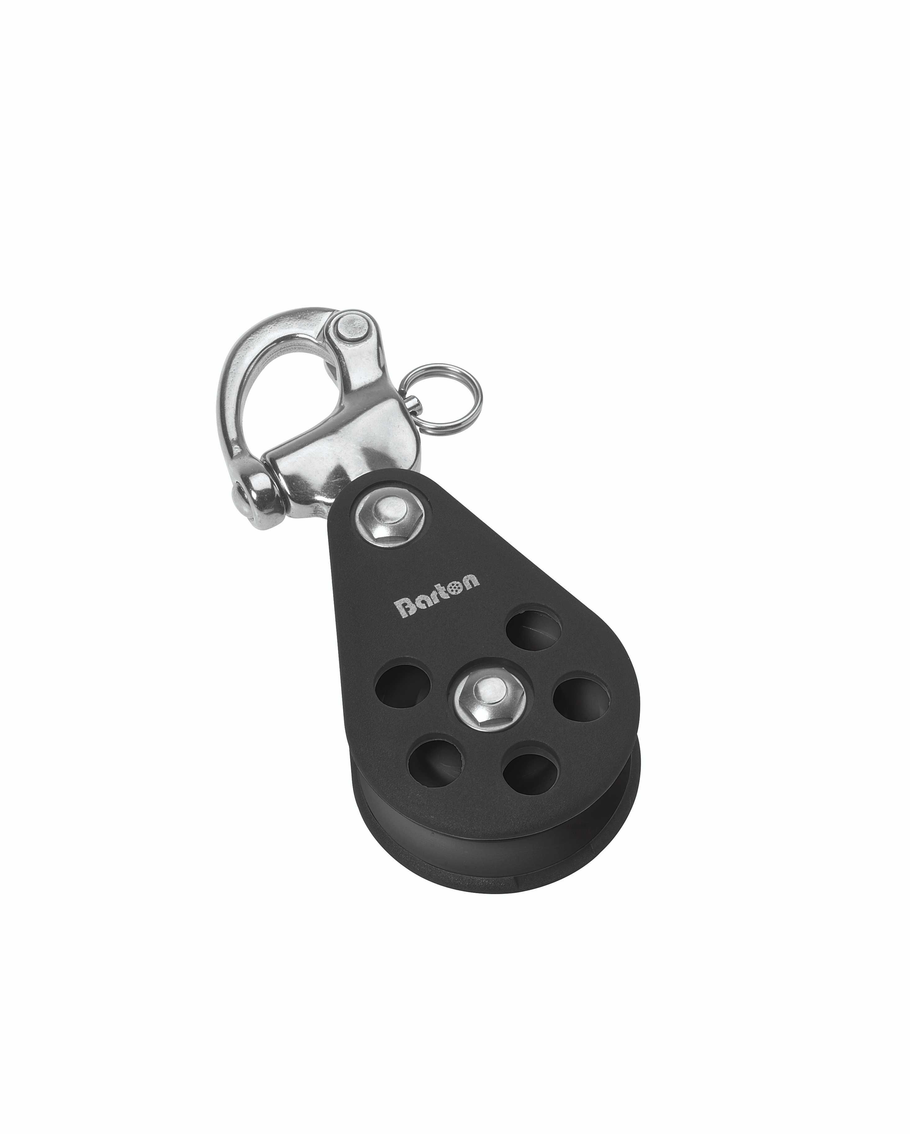 Barton Size 7 Gleitlagerblock einfach mit Schnappschäkel Barton Size 7 Gleitlagerblock einfach mit Schnappschäkel