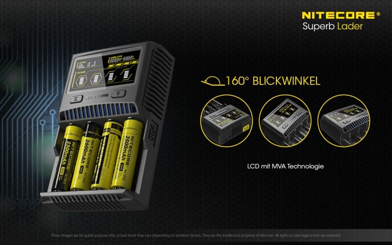 Nitecore SC4 - Schnellladegerät
