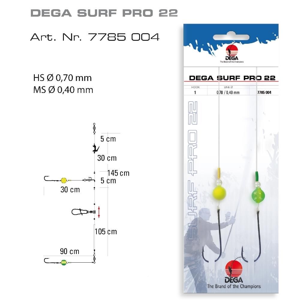 Jenzi Brandungsvorfach  DEGA-SURF Pro 22