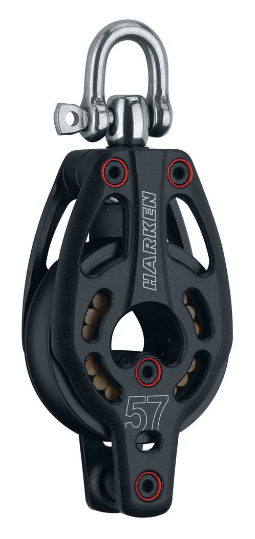 Harken 57mm Low Load Block w/Becket (3229)