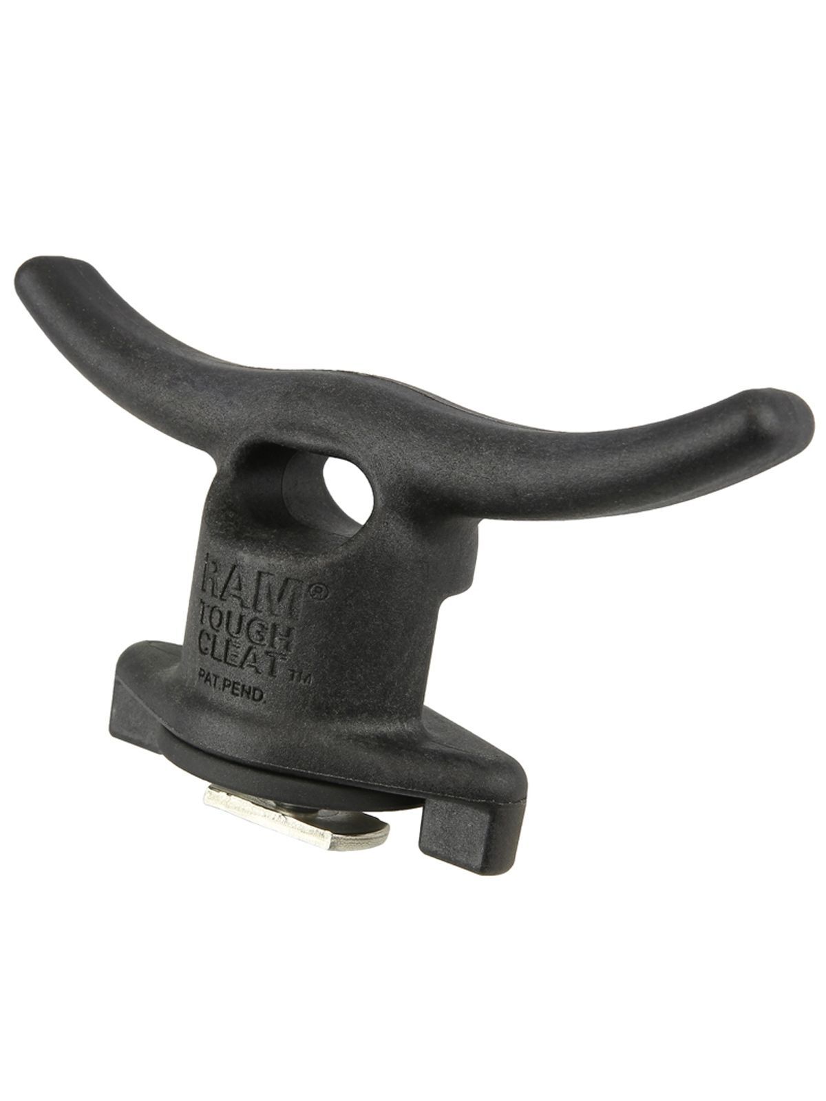 RAM Mounts Verbundstoff Tough-Cleat (Klampe) für Boote - mit T-Slot für Tough-Track Schienen, im Polybeutel