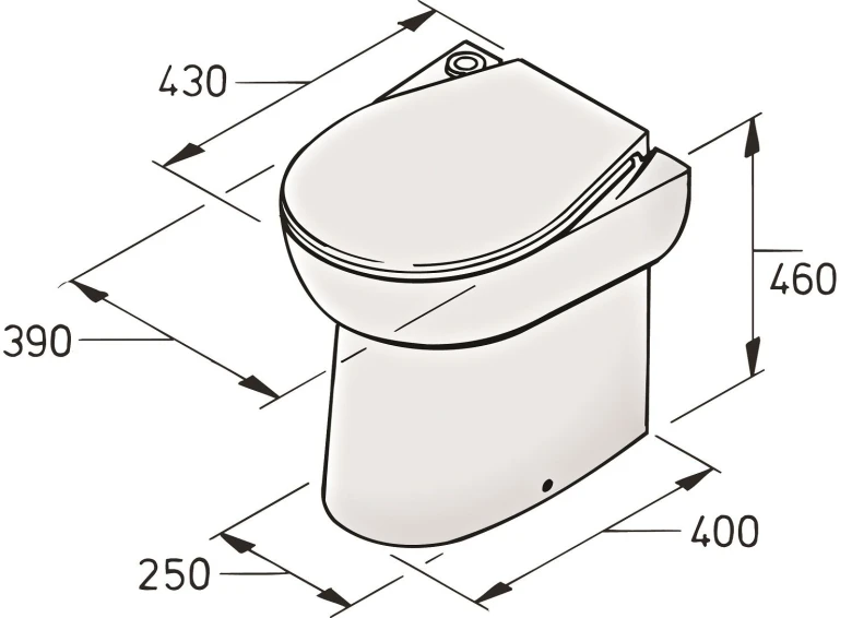 Vetus Standard Toilette 12V
