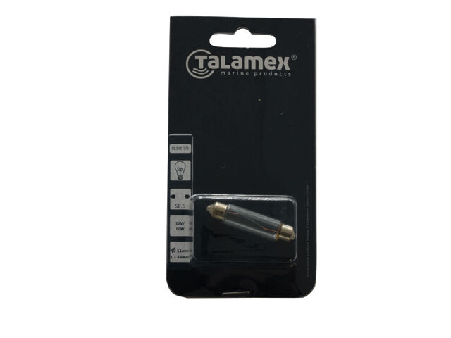 Talamex Soffitten 12V 10Watt S8.5 Sockel 11x39mm