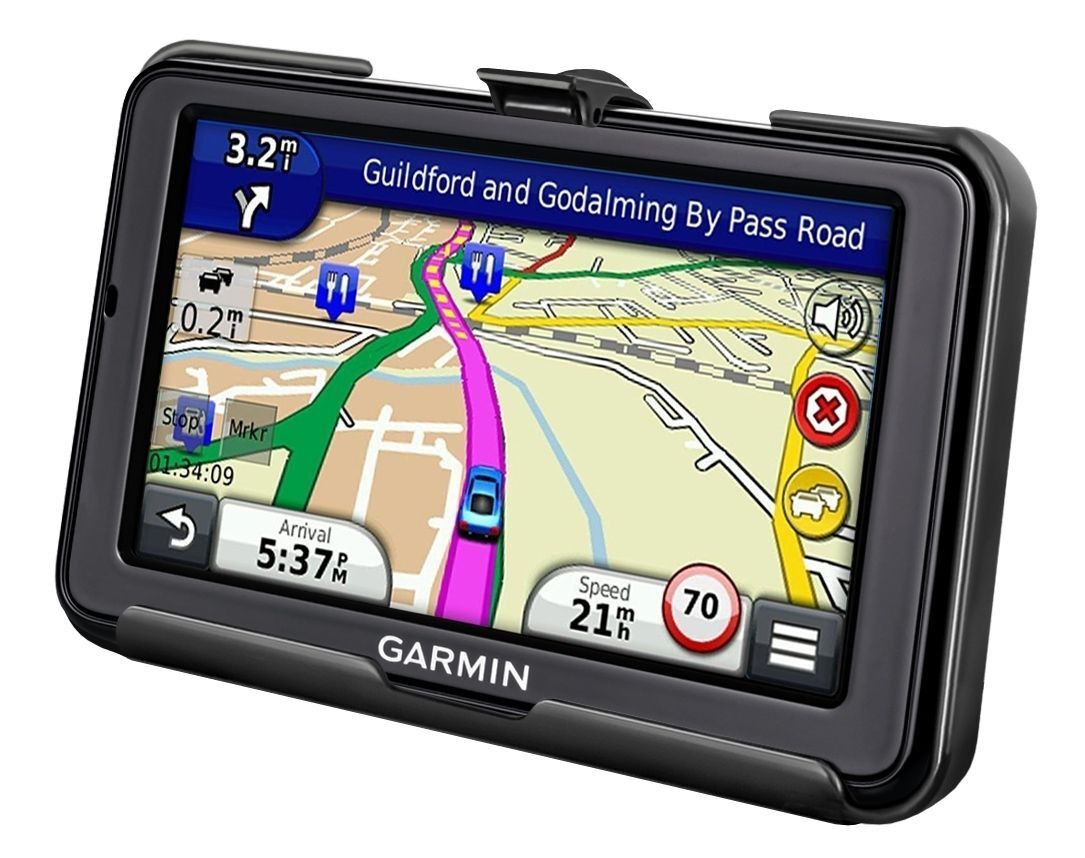 RAM Mounts Gerätehalteschale für Garmin nüvi 2595 (ohne Schutzhüllen) - Diamond-Anbindung (Trapez), Schrauben-Set, im Polybeutel