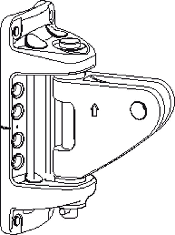 Seldén 508-257-24 Kicker-Mastbeschlag Seldén 508-257-24 Kicker-Mastbeschlag