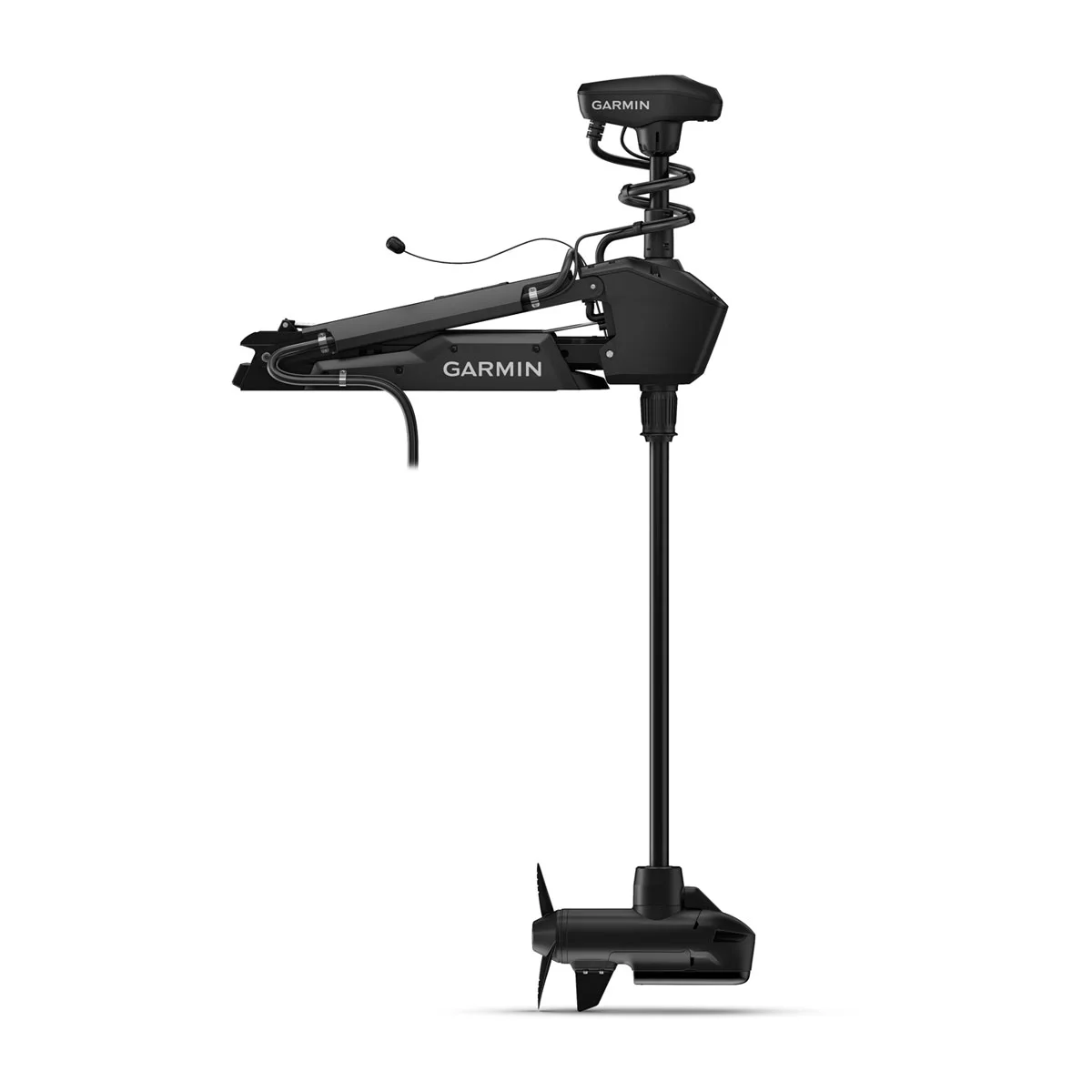 Garmin Force Pro Trollingmotor, Schwarzer Trollingmotor mit einer Schaftlänge von 57-Zoll und integriertem GT56UHD-Geber