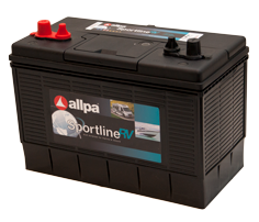 Allpa Sport-Batterie 12V 165Ah CCA (SAE) 1000