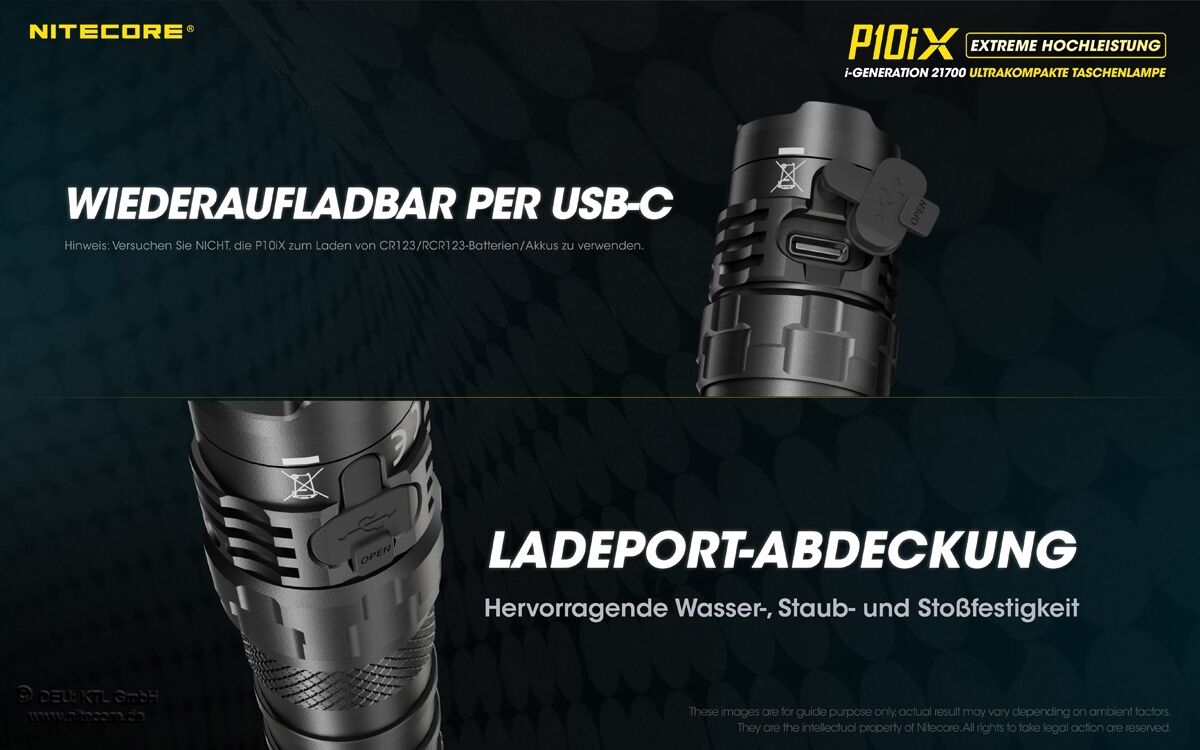 Nitecore P10iX - 4000 Lumen