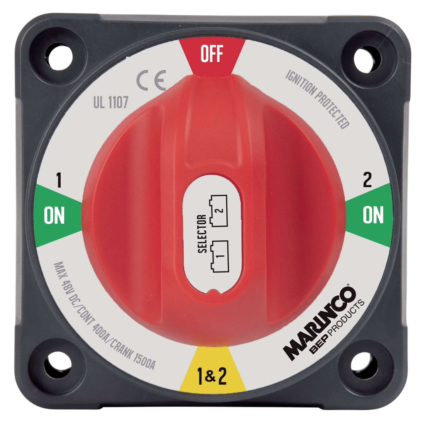 BEP 771-S-EZ Batterieumschalter 1/2/Beide/Aus für Einbaumontage