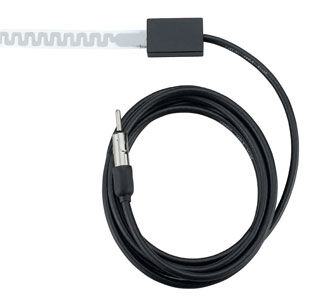 4353_w Shakespeare FM/AM Fensterklebe Antenne für Radioempfang mit Motorola Stecker