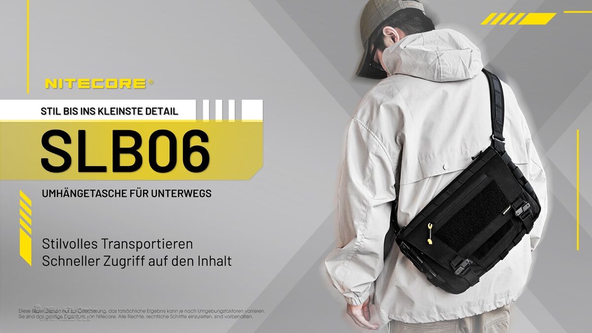 Nitecore SLB06 - EDC-Slingbag, 7 Liter