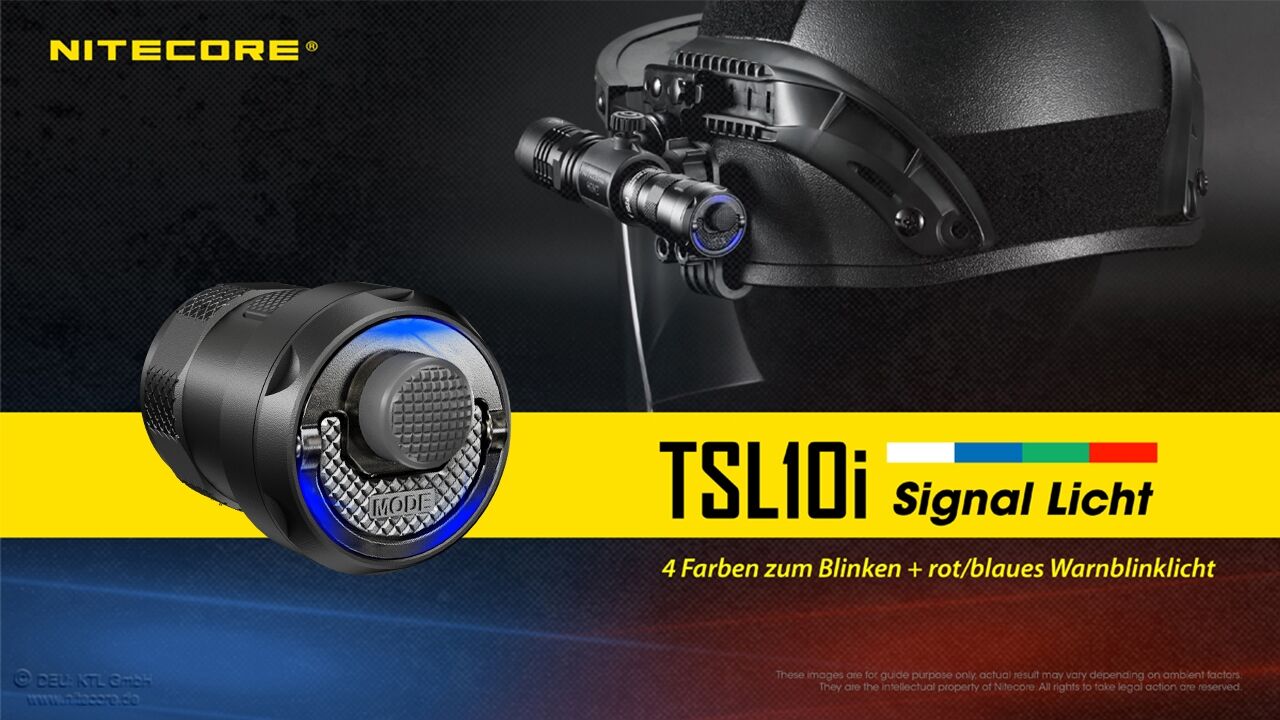 Nitecore Signal-Endkappe für i-Generation Lampen - TSL10i