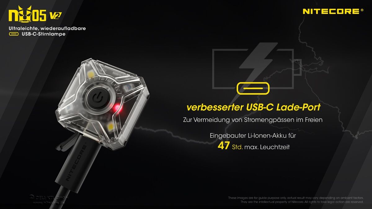 Nitecore NU05 V2 - USB-C