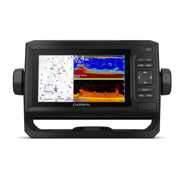 Garmin EchoMap UHD 62cv mit GT24-TM-Geber Garmin EchoMap UHD 62cv mit GT24-TM-Geber