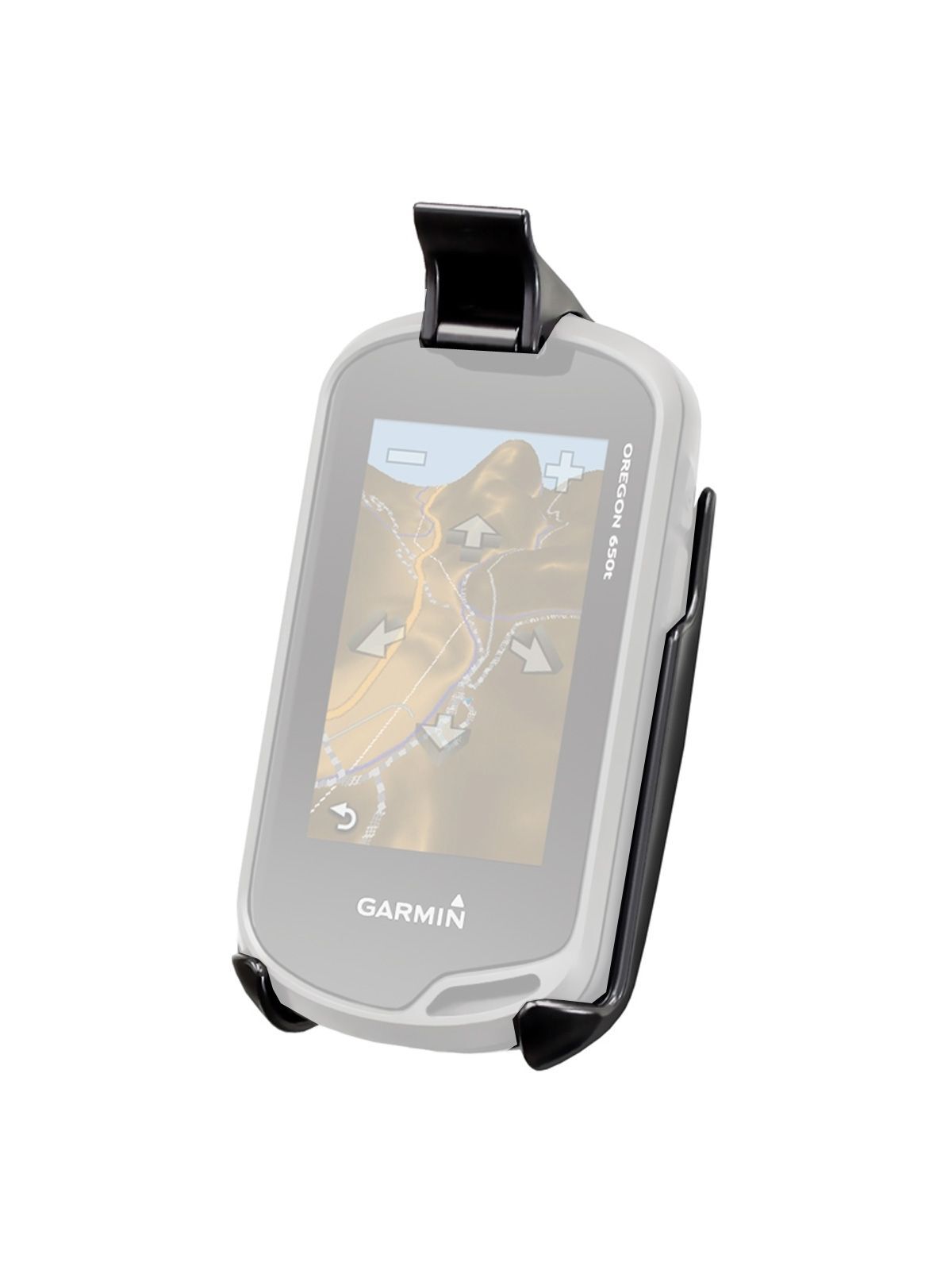 RAM Mounts Gerätehalteschale für Garmin Oregon Serie (ohne Schutzhüllen) - Diamond-Anbindung (Trapez), Schrauben-Set, im Polybeutel