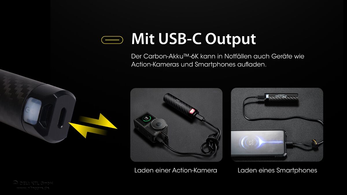 Nitecore Carbon Battery™ 6K