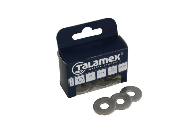 LNKZ7398 Talamex Edelstahl Unterlegscheibe groß DIN9021 (versch. Größen)