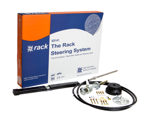 Seastar 'Back Mount Rack' Steuersystem mit Kopf + Kabel 28“ + Montagesatz seastar-back-mount-rack-stuursysteem-met-kop-kabel-28-montageset