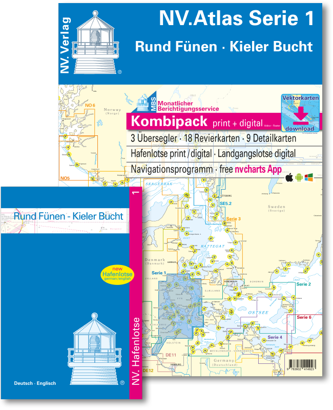 NV Kombipack Atlas Serie 1 Rund Fünen Kieler Bucht