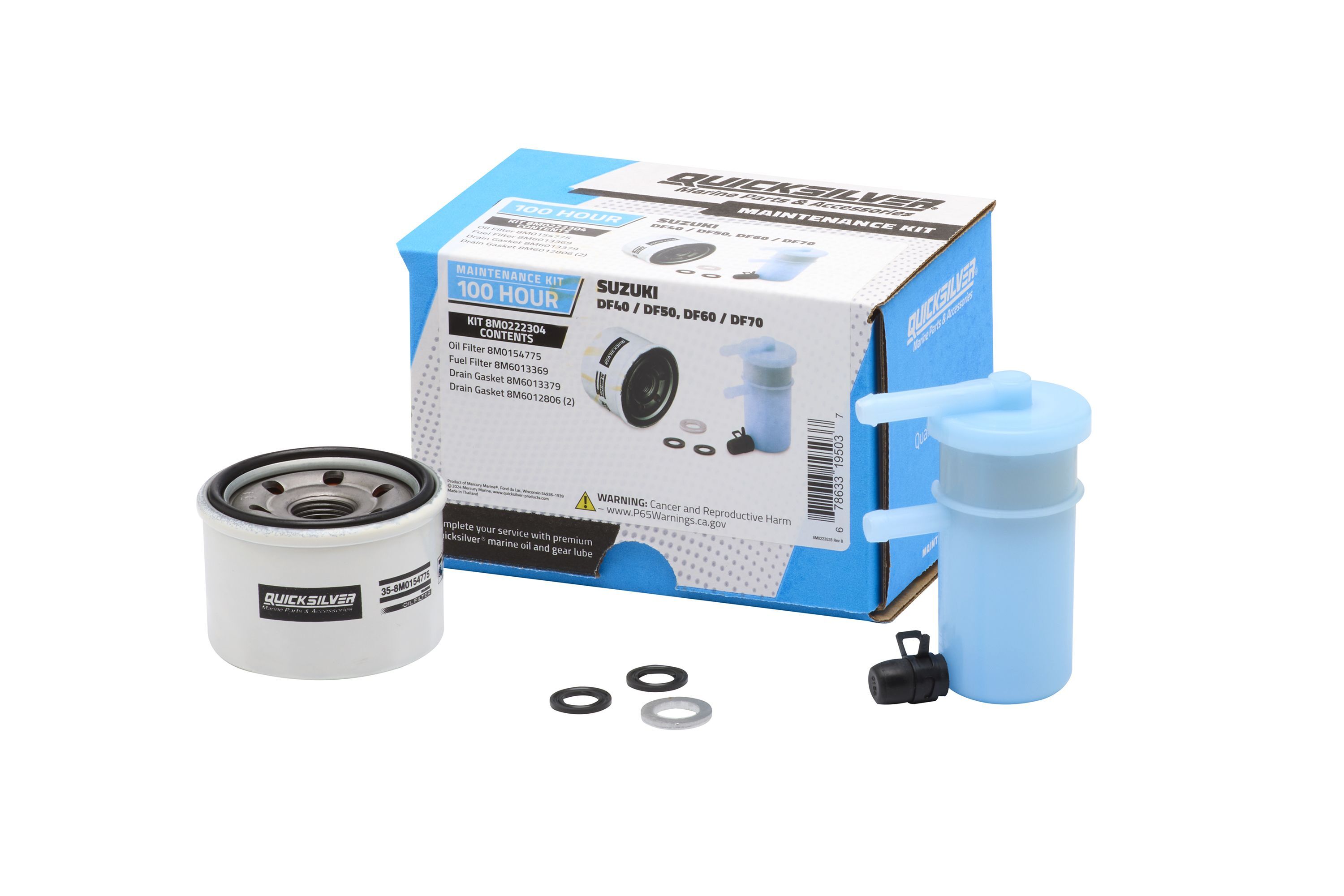 Quicksilver Wartungskit Suzuki DF40/DF50, DF60/DF70 Quicksilver Wartungskit Suzuki DF40/DF50, DF60/DF70