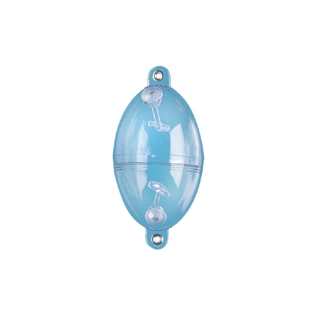 Jenzi Wasserkugel Oval mit Metallösen, transparent, Original Buldo, 8,0 g
