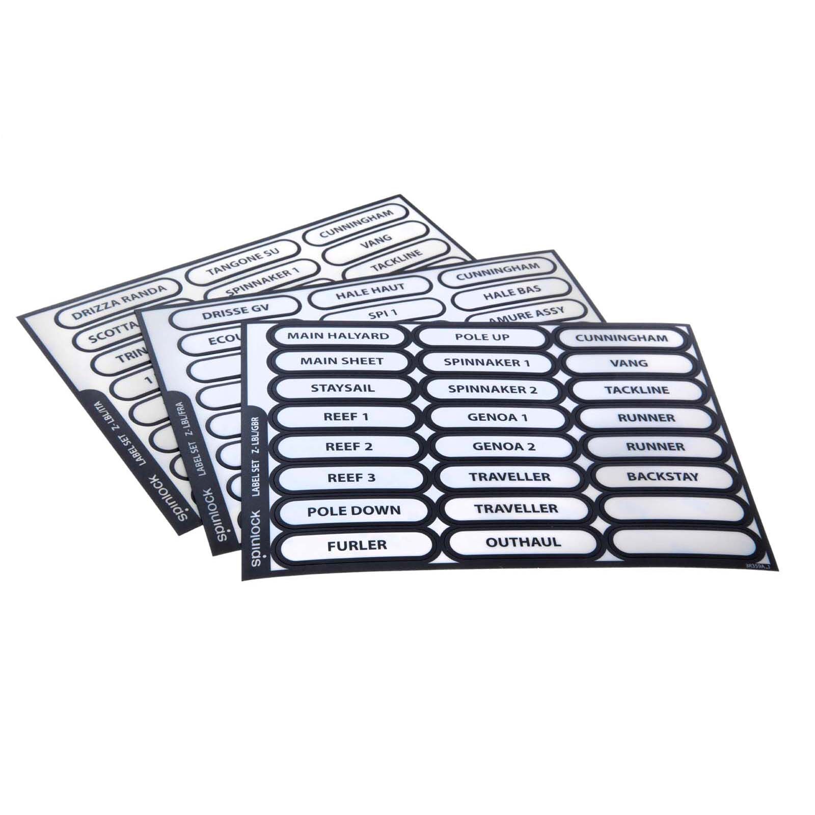 Spinlock Griffbeschriftung Z- Stopper Serie -ENG